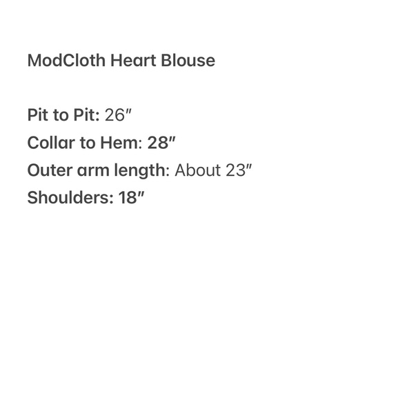 💙ModCloth Blue Peter Pan Collar with Embroidered Red Hearts - Picture 7 of 7